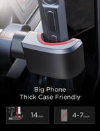 AINOPE Car Vent Phone Mount Holder for iPhone 17 Pro Max Car Mount [Drop-in Grip] Phone Holders for Your Car Air Vent Interior Accessories Gifts for Men for iPhone 17 Pro Max 16 15 14 Galaxy S26