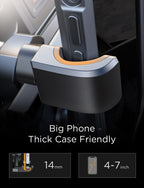 AINOPE Car Vent Phone Mount Holder for iPhone 17 Pro Max Car Mount [Drop-in Grip] Phone Holders for Your Car Air Vent Interior Accessories Gifts for Men for iPhone 17 Pro Max 16 15 14 Galaxy S26