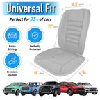 Lofty Aim Car Seat Cushion with Back Support Pillow, Comfy Lumbar Support & Seat Cushion, Memory Foam Driving Pillow for Back-Sciatica Pain Relief, Auto Pad Suitable for Car, Truck, SUV - Black