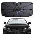 2026 Windshield Sun Shade Umbrella, Foldable Car Umbrella Sunshade with UV Block Car Front Window (Heat Insulation Protection) for Auto Windshield Covers Blackout Trucks Cars (Large)