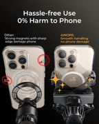 AINOPE Car Vent Phone Mount Holder for iPhone 17 Pro Max Car Mount [Drop-in Grip] Phone Holders for Your Car Air Vent Interior Accessories Gifts for Men for iPhone 17 Pro Max 16 15 14 Galaxy S26