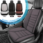 Lofty Aim Car Seat Cushion with Back Support Pillow, Comfy Lumbar Support & Seat Cushion, Memory Foam Driving Pillow for Back-Sciatica Pain Relief, Auto Pad Suitable for Car, Truck, SUV - Black